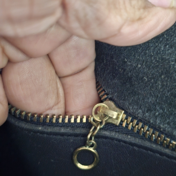 Rare! 80s Coach United States Stamp Ranch Stewardess Saddle Bag Black 0588-130 - Picture 14 of 16